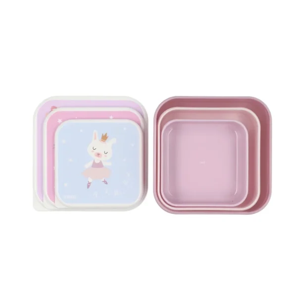 Tutete Σετ 3 Lunch Boxes Ballet
