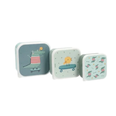 Tutete σετ 3 lunch boxes Croc για σχολικά γεύματα