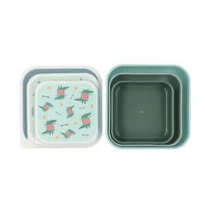 Tutete σετ 3 lunch boxes Croc για σχολικά γεύματα
