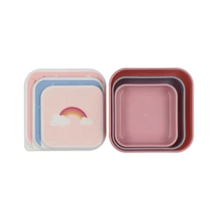 Tutete σετ 3 lunch boxes Magical Unicorn για σχολικά γεύματα
