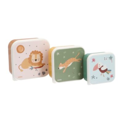 Tutete σετ 3 lunch boxes Savannah για σχολικά γεύματα