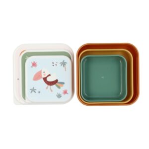 Tutete σετ 3 lunch boxes Savannah για σχολικά γεύματα