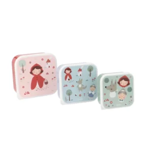 Tutete Σετ 3 Lunch Boxes Little Red