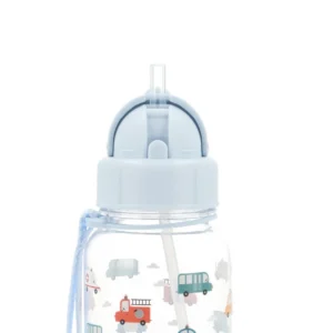 Tutete παιδικό παγούρι νερού 500ml City Cars με καλαμάκι σιλικόνης
