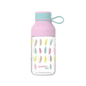 Quokka Feathers Παιδικό Παγούρι Ροζ 430ml