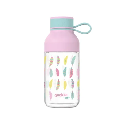 Quokka Feathers Παιδικό Παγούρι Ροζ 430ml
