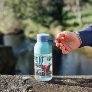 Quokka Ice Kids WITH STRAP BALLOONS Παιδικό Παγούρι γαλάζιο 430ml
