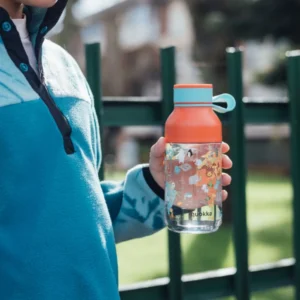 Quokka Ice Kids Map of Life Παιδικό Παγούρι Orange 430ml