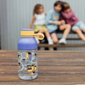 Quokka Ice Kids Town Παιδικό Παγούρι Purple 430ml
