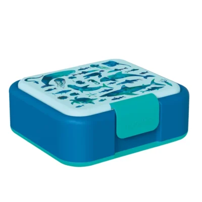 Quokka Twist Sea Animals Μπλε Παιδικό Φαγητοδοχείο