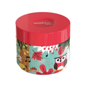 Quokka Δοχείο Φαγητού Inox Birds 360ml