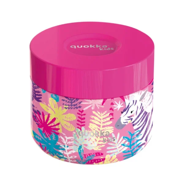 Quokka Δοχείο Φαγητού Inox Zebras 360ml