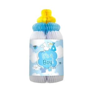 Διακοσμητικό Χάρτινο Μπιμπερό Boy Honeycomb 28εκ
