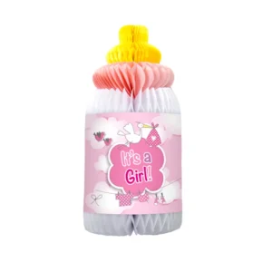 Διακοσμητικό Χάρτινο Μπιμπερό Girl Honeycomb 28εκ