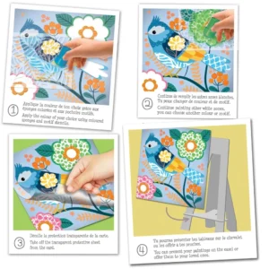 Crealign Σετ Ζωγραφικής με Stencil Spring Color