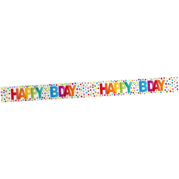 Happy Bday Ταινία με Βούλες 15 Μέτρα για Γενέθλια