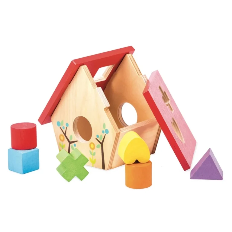 Le Toy Van Ξύλινο Σπιτάκι Ταξινόμησης Bird House | Παιχνίδι Αναγνώρισης Σχημάτων από 12 Μηνών