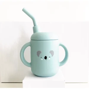 Ποτηράκι Σιλικόνης Les Petits Citrons με Καλαμάκι Koala 120ml