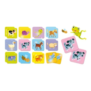 Carotina Baby Memo Animals – Εκπαιδευτικό Παιχνίδι Μνήμης με Ζωάκια