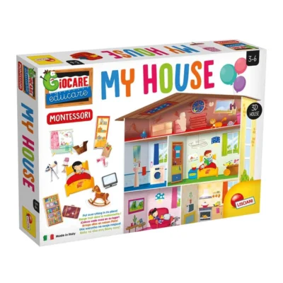 Εκπαιδευτικό παιχνίδι Lisciani Montessori My House για παιδιά 3+ ετών
