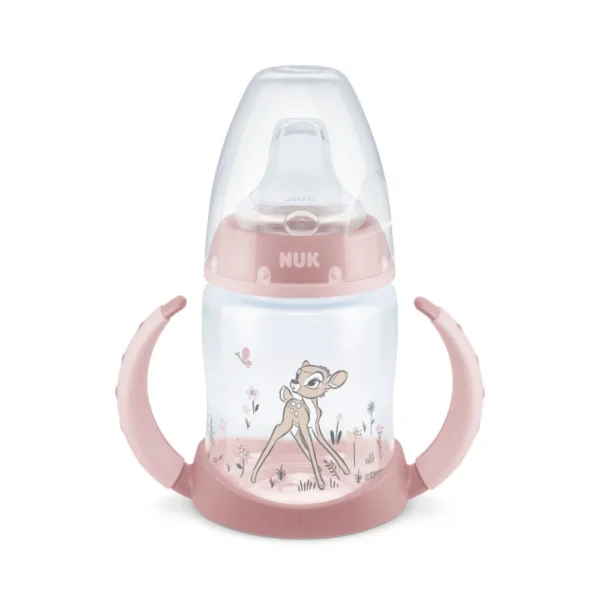 NUK Εκπαιδευτικό Μπιμπερό Bambi 150ml με Λαβές για 6-18 μηνών