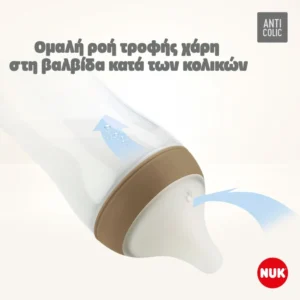 NUK Perfect Match Μπιμπερό 150ml με Θηλή Σιλικόνης και Temp Control