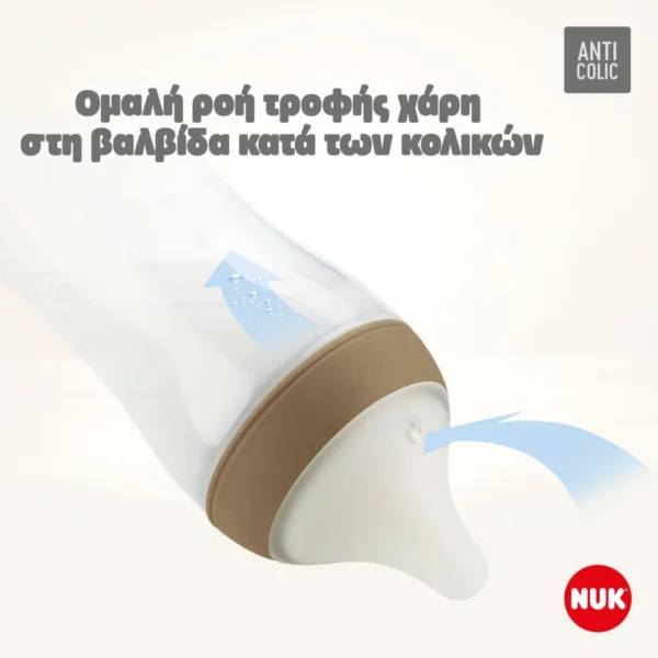 NUK Perfect Match Μπιμπερό 150ml με Θηλή Σιλικόνης και Temp Control