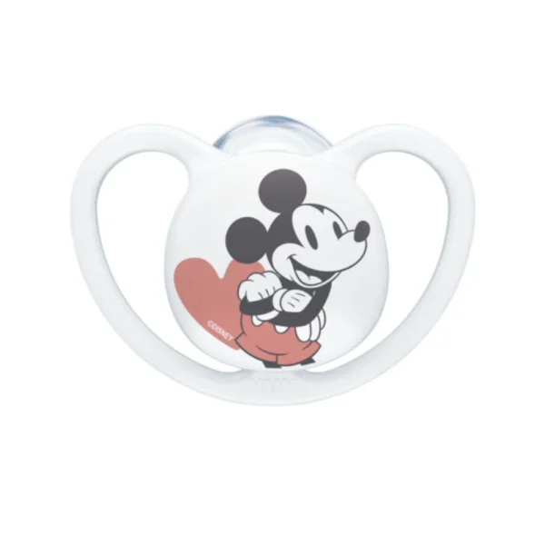 NUK Πιπίλα Space Mickey White 18-36 Μηνών