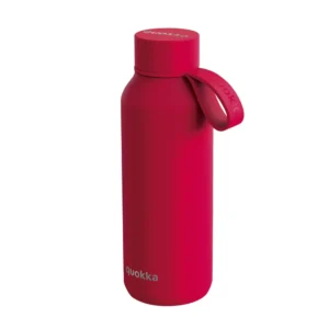 Quokka Steel Μπουκάλι Θερμός 510ml Cherry Red