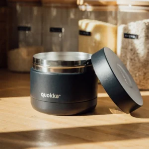 Quokka Θερμός Φαγητού Μαύρος 600ml