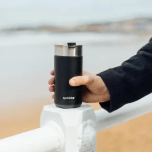 Quokka Παγούρι Θερμός για Καφέ 400ml Carbon Black