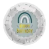Μπαλόνι Happy Birthday Rainbow Blue 45εκ