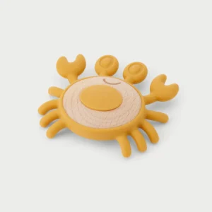 Silisoft Μασητικό Καβουράκι από Σιλικόνη και Ξύλο