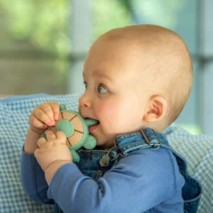 Silisoft Μασητικό Χελώνα από Σιλικόνη και Ξύλο