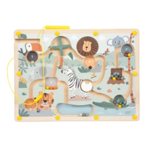 Small Foot Μαγνητικός Λαβύρινθος Safari Ξύλινος με Μπίλιες