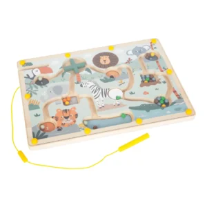 Small Foot Μαγνητικός Λαβύρινθος Safari Ξύλινος με Μπίλιες