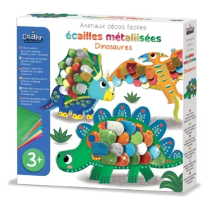 Crealign Easy Déco – Δεινόσαυροι με μεταλλικές φολίδες