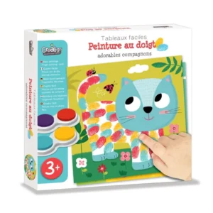 Crealign Ζωγραφίζω Ζωάκια με Δαχτυλομπογιές – Σετ Ζωγραφικής για Μικρά Παιδιά