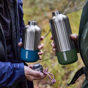 Black and Blum stainless steel travel bottle orange 650ml