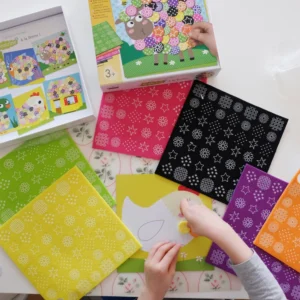 Χειροτεχνία Crealign με felt αυτοκόλλητα ζωάκια