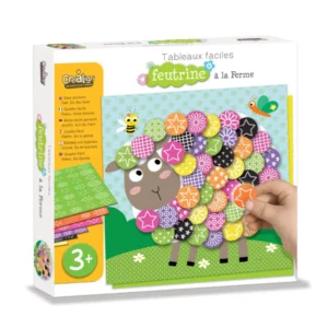 Χειροτεχνία Crealign με felt αυτοκόλλητα ζωάκια