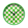 HOUSEVITAMIN Ρολόι Τοίχου Block Pattern – Green/Pink