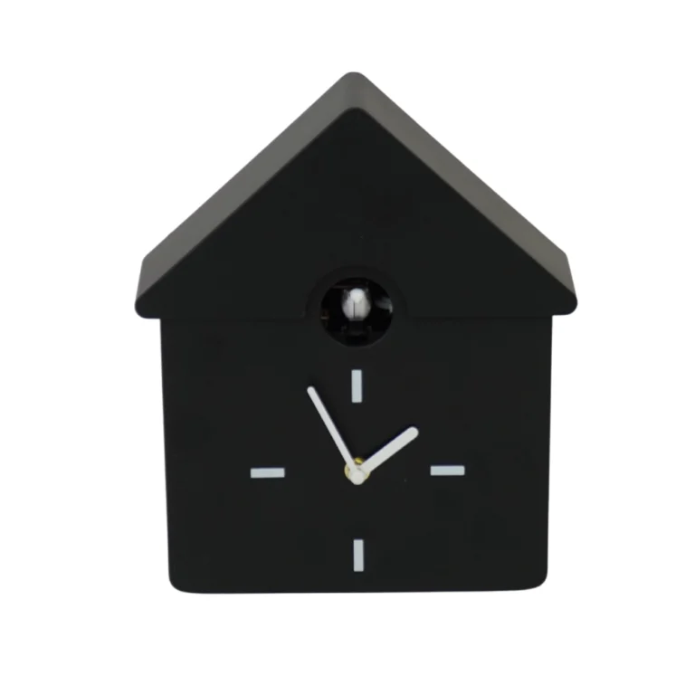HOUSEVITAMIN Ρολόι Τοίχου Cuckoo Black 24x27x9cm