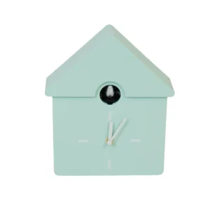 HOUSEVITAMIN Ρολόι Τοίχου Cuckoo Mint Green 24x27x9cm