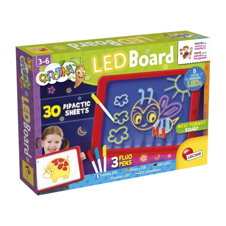 Lisciani Carotina Πίνακας LED για παιδιά 3-6 ετών