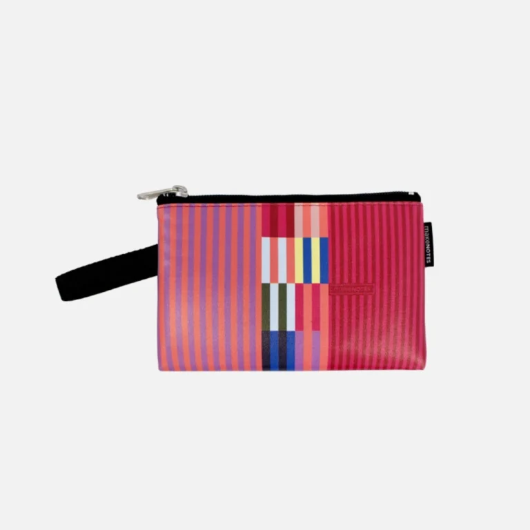 MakeNotes Lines Strokes mini clutch