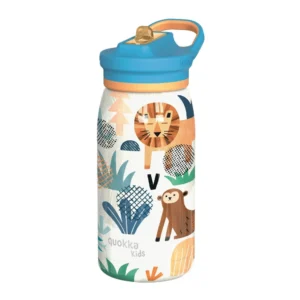 Quokka kids stainless steel thermal bottle Safari 445ml BPA free