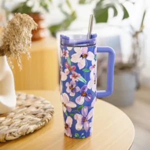 Quokka – Θερμός Handled Tumbler 950ml Dusk με Λαβή & Καλαμάκι