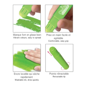 Crealign gouache markers set for kids