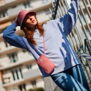 Hindbag Θήκη Κινητού Bill Blush Pink | Mini Τσαντάκι Κινητού από Οργανικό Βαμβάκι